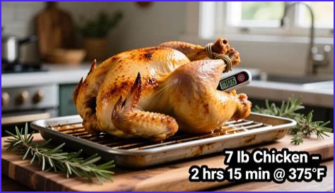 How long to cook a 7 lb chicken?