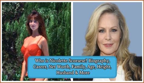 Nicolette Scorsese Family, Bio, Wiki, Career