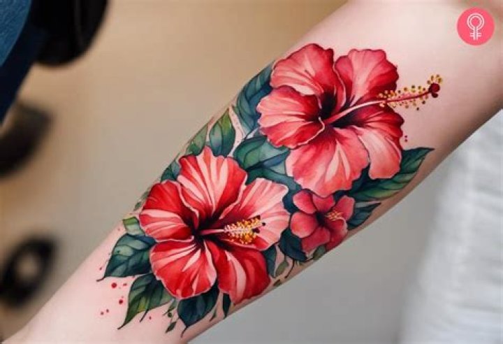 13 Celebrity Hibiscus Tattoos | Steal Her Style