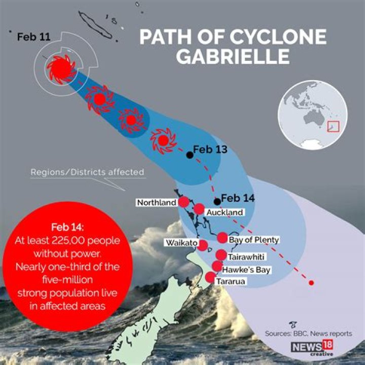 Cyclone Gabrielle in New Zealand Kills 9