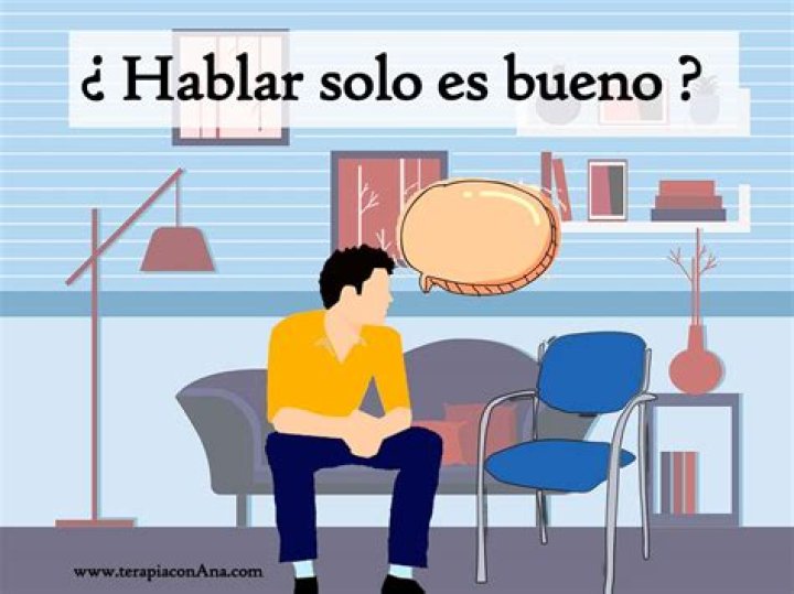 ¿Hablar solo es sano?