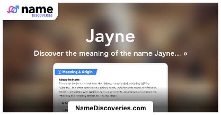 Jayne Meaning in English, Jayne Baby Name Origin Gender Meaning Pronunciation