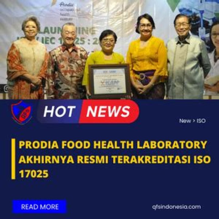Prodia Food Health Laboratory Terakreditasi ISO 17025
